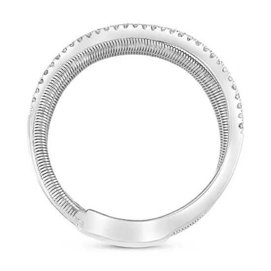 Deals 👏 EFFY Collection EFFY® Diamond Crossover Statement Ring (1/10 Ct. T.w.) In Sterling Silver 🛒 - Image 5