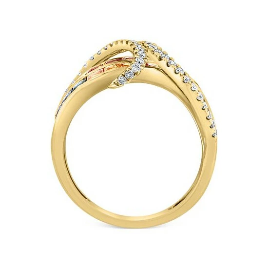 Cheapest ⌛ EFFY Collection EFFY® Multi-Sapphire (2-1/8 Ct. T.w.) & Diamond (3/8 Ct T.w.) Statement Ring In 14k Gold ✔️ - Image 3