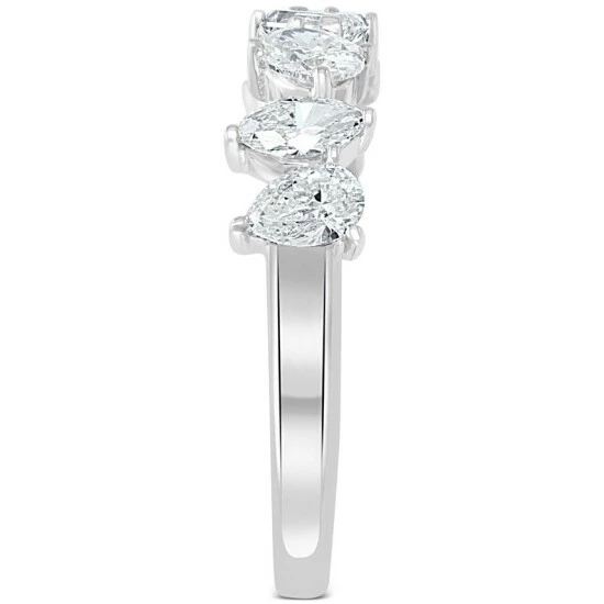 Cheapest 👏 EFFY Collection EFFY® Diamond Multi-Shape Ring (1-3/8 Ct. T.w.) In 14k White Gold 🌟 - Image 5