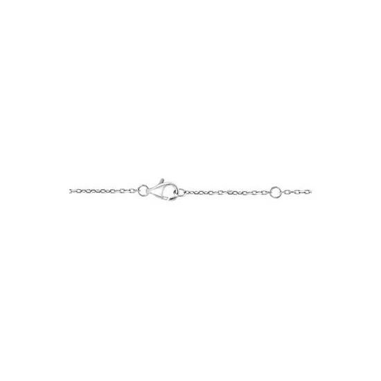 Buy 🎉 EFFY Collection EFFY® Diamond Oval 18 Pendant Necklace (1/3 Ct. T.w.) In 14k White Gold 😍 - Image 3