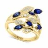 Buy 😀 EFFY Collection EFFY® Sapphire (1-1/6 Ct. T.w.) & Diamond (1/4 Ct. T.w.) Vine Ring In 14k Gold 🔥