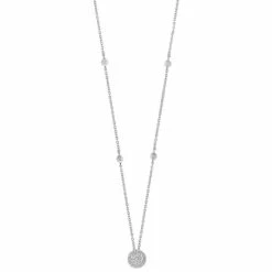 Flash Sale 🥰 EFFY Collection EFFY® Diamond (3/8 Ct. T.w.) 16 Pendant Necklace In 18k White Gold ⭐