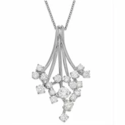 Outlet 🤩 EFFY Collection Classique By EFFY® Diamond Waterfall Pendant Necklace In 14k Gold Or White Gold (3/4 Ct. T.w.) 🌟