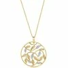 New 💯 EFFY Collection EFFY® Diamond Vine 18 Pendant Necklace (1/6 Ct. T.w.) In 14k Gold Yellow Gold ⭐