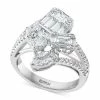 Discount 😉 EFFY Collection EFFY® Diamond Multi-Cut Cluster Ring (1-3/4 Ct. T.w.) In 18k White Gold 🌟