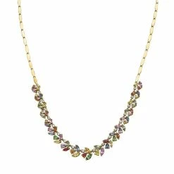 Flash Sale 💯 EFFY Collection EFFY® Multi-Sapphire (8-1/2 Ct. T.w.) & Diamond (3/8 Ct. T.w.) Multi-Cluster 16 Statement Necklace In 14k Gold 👏