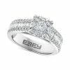Wholesale ✨ EFFY Collection EFFY® Diamond Halo Baguette Ring (1-1/2 Ct. T.w.) In 14k White Gold 🤩