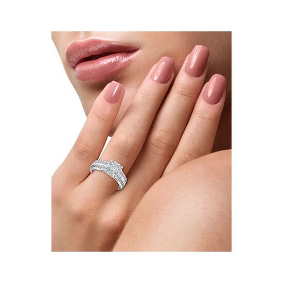 Wholesale ✨ EFFY Collection EFFY® Diamond Halo Baguette Ring (1-1/2 Ct. T.w.) In 14k White Gold 🤩 - Image 2
