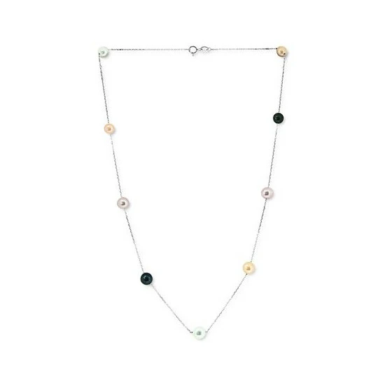 Coupon 🌟 EFFY Collection EFFY® Cultured Freshwater Pearl (6-7mm) Necklace In Sterling Silver (Available In Oval Or Round) Pink Oval 🥰 - Image 2
