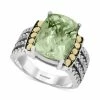 Cheapest 🥰 EFFY Collection BALISSIMA By EFFY® Green Quartz (5-3/4 Ct. T.w.) Ring In 18k Gold And Sterling Silver 🛒