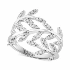 Best Pirce ✔️ EFFY Collection EFFY® Diamond Vine Statement Ring (3/8 Ct. T.w.) In 14k White Gold ❤️