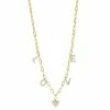 Deals ⌛ EFFY Collection EFFY® Diamond LOVE Heart Charm 18 Pendant Necklace (3/4 Ct. T.w.) In 14k Gold Yellow Gold ⌛