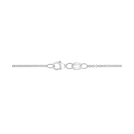 Best Pirce 🌟 EFFY Collection EFFY® Diamond Baguette Heart 18 Pendant Necklace (1/2 Ct. T.w.) In 14k White Gold ❤️ - Image 2