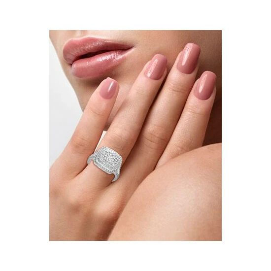 Best reviews of 🔔 EFFY Collection EFFY® Diamond Halo Cluster Ring (1-1/20 Ct. T.w.) In 14k White Gold ⭐ - Image 2