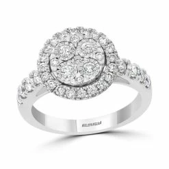 Best reviews of ⭐ EFFY Collection EFFY® Diamond Cluster Halo Ring (7/8 Ct. T.w.) In 14k White Gold 🛒