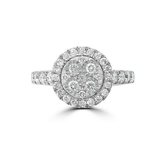 Best reviews of ⭐ EFFY Collection EFFY® Diamond Cluster Halo Ring (7/8 Ct. T.w.) In 14k White Gold 🛒 - Image 3