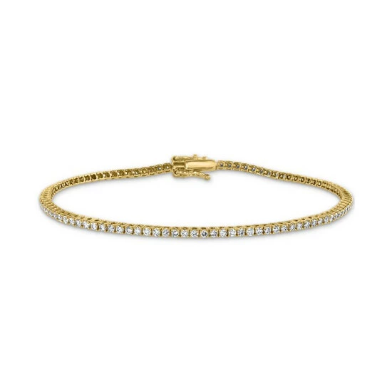 Buy 🌟 EFFY Collection EFFY® Diamond Tennis Bracelet (1-3/8 Ct. T.w.) In 14k Gold Yellow Gold 👍