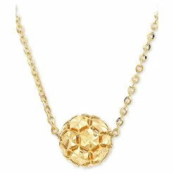 Flash Sale ⌛ EFFY Collection Effy Oro By EFFY® Hollow Bead 18 Pendant Necklace In 14k Gold 🥰