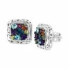 Promo 💯 EFFY Collection EFFY® Multi-Gemstone Cluster Stud Earrings (2-1/2 Ct. T.w.) In Sterling Silver Multi Gemstone 💯