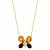 Buy ✔️ EFFY Collection EFFY® Multi-Gemstone (4-1/5 Ct. T.w.) & Diamond Accent Butterfly 18 Pendant Necklace In 14k Gold Multi Gemstone 👍