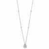 Budget 🧨 EFFY Collection EFFY® HEMATIAN Diamond Multi-Cut Teardrop 16 Pendant Necklace (1-1/2 Ct. T.w.) In 18k White Gold 🎁