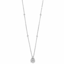 Budget 🧨 EFFY Collection EFFY® HEMATIAN Diamond Multi-Cut Teardrop 16 Pendant Necklace (1-1/2 Ct. T.w.) In 18k White Gold 🎁