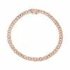 New 👍 EFFY Collection EFFY® Diamond Curb Link Bracelet (7/8 Ct. T.w.) In 14k Rose Gold 🌟