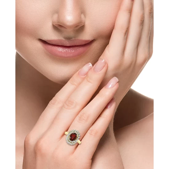 New 🌟 EFFY Collection EFFY® Sapphire (3/4 Ct. T.w) & Diamond (1/4 Ct. T.w) 18 Pendant Necklace In 14K White Gold (Also Available In Emerald And Ruby) Ruby/white Gold 😉