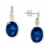Cheapest 😀 EFFY Collection EFFY® London Blue Topaz (13-3/4 Ct. T.w.) & Citrine Accent Drop Earrings In Sterling Silver 🎉