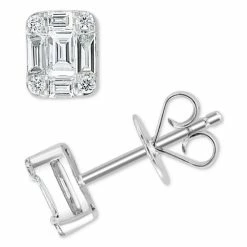 Best reviews of 🔥 EFFY Collection EFFY HEMATIAN Diamond Stud Earrings (3/4 Ct. T.w.) In 18k White Gold ✨