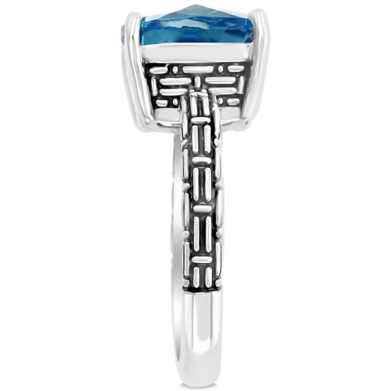 Top 10 ✔️ EFFY Collection EFFY® Emerald (5-1/2 Ct. T.w.) & Diamond (1/2 Ct. T.w.) Statement Ring In 14k Gold Or 14k White Gold Emerald/white Gold 🎁