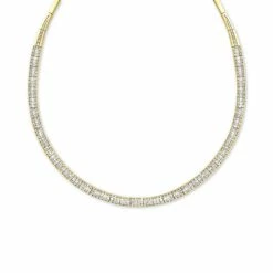 Cheap 😍 EFFY Collection Classique By EFFY® Diamond Diamond Necklace (4-1/6 Ct. T.w.) In 14k Yellow Or White Gold 🥰