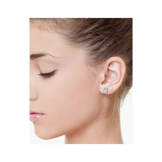 Best reviews of 😀 EFFY Collection EFFY® Diamond Round & Baguette Stud Earrings (3/8 Ct. T.w.) In 14k White Gold 🔥 - Image 2