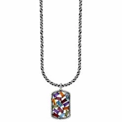Top 10 ❤️ EFFY Collection EFFY® Multi-Gemstone Scattered Cluster 18 Pendant Necklace (2-1/20 Ct. T.w.) In Sterling Silver Multi Gemstone 🥰