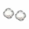 Buy 🛒 EFFY Collection EFFY® Cultured Freshwater Pearl (8mm) Stud Earrings In Sterling Silver 🎁