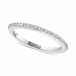 New ❤️ EFFY Collection EFFY® Diamond Band (1/4 Ct. T.w.) In 14k White Or Yellow Gold 👏