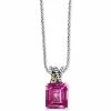 Brand new 💯 EFFY Collection EFFY® Pink Topaz (14-3/4 Ct. T.w.)18 Pendant Necklace In Sterling Silver & 18k Gold 🎁