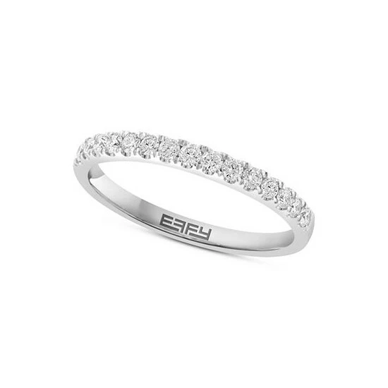 Cheap 🔥 EFFY Collection EFFY® Diamond Multi-Cut Halo Cluster Bridal Set (1-1/2 Ct. T.w.) In 14k White Gold ✨ - Image 8