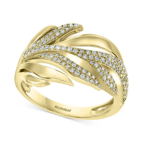 Cheapest ✨ EFFY Collection EFFY® Diamond Statement Ring (1-1/3 Ct. T.w.) In 14k Gold Yellow Gold 👍
