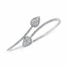 Budget 👍 EFFY Collection EFFY® Diamond Teardrop Bypass Bangle Bracelet (1-5/8 Ct. T.w.) In 18k White Gold 👍