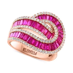 Buy ⌛ EFFY Collection EFFY® Tanzanite (1-1/3 Ct. T.w) And Diamond (1/2 Ct. T.w) Ring In 14K White Gold (Also Available In Sapphire) 🔥