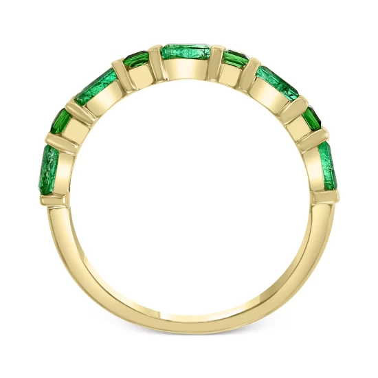 Outlet ✨ EFFY Collection EFFY® Emerald (3/8 Ct. T.w.) & Tsavorite (1/5 Ct. T.w.) Ring In 14K Gold 🧨 - Image 5