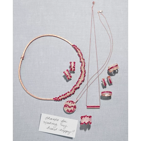 Cheap 🛒 EFFY Collection Rosa By EFFY® Ruby (11-5/8 Ct. T.w.) And Diamond (1-3/8 Ct. T.w.) In 14k Rose Gold, Created For Macy's No Color 🧨 - Image 4