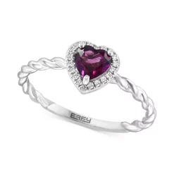 Promo 🔔 EFFY Collection EFFY® Multi-Gemstone Triple Row Statement Ring (3-3/4 Ct. T.w.) In Sterling Silver 🔔