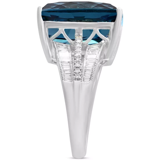 Brand new 🤩 EFFY Collection EFFY® Morganite (1-1/2 Ct. T.w.) & Diamond Accent Ring In 14k Rose Gold 👏 - Image 3