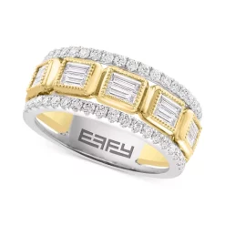 Top 10 👍 EFFY Collection EFFY® Sapphire (2-1/10 Ct. T.w.) & Diamond (1/2 Ct. T.w.) Ring In 14k Gold Yellow Gol 😉