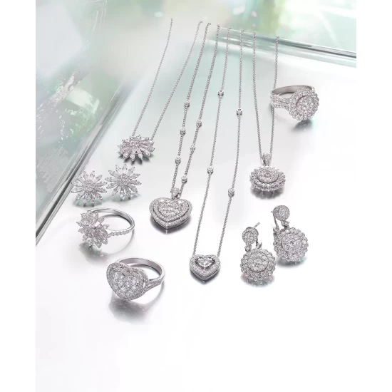 Outlet 🎁 EFFY Collection EFFY® Pink Amethyst (6-3/8 Ct. T.w.) & Green Quartz (3-1/20 Ct. T.w.) Flower Stud Earrings In Sterling Silver Pink Amethyst & Green Quartz 😀