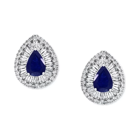 Coupon ⌛ EFFY Collection EFFY® Sapphire (2-5/8 Ct. T.w.) & Diamond (1/3 Ct. T.w.) Ring In 14k Gold 🥰 - Image 2