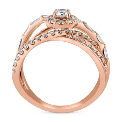 Best Sale 💯 EFFY Collection EFFY® Lemon Quartz (7-5/8 Ct. T.w.) & Diamond (1/3 Ct. T.w.) Halo 16 Pendant Necklace In 14k Gold 🎉