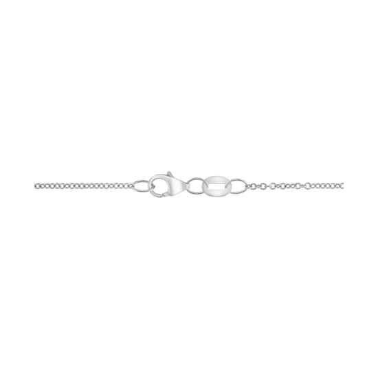 Best Pirce 🌟 EFFY Collection EFFY® Diamond Baguette Heart 18 Pendant Necklace (1/2 Ct. T.w.) In 14k White Gold ❤️ - Image 3